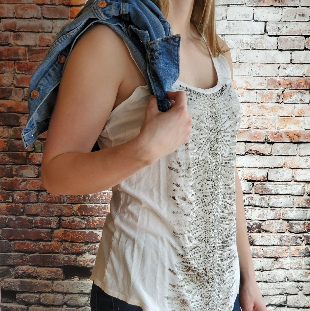 Express sequin tank